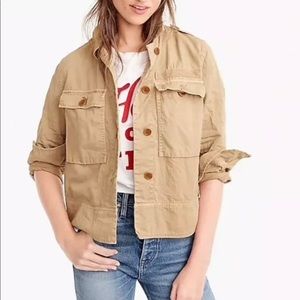 J. Crew Pink Swing Safari Jacket